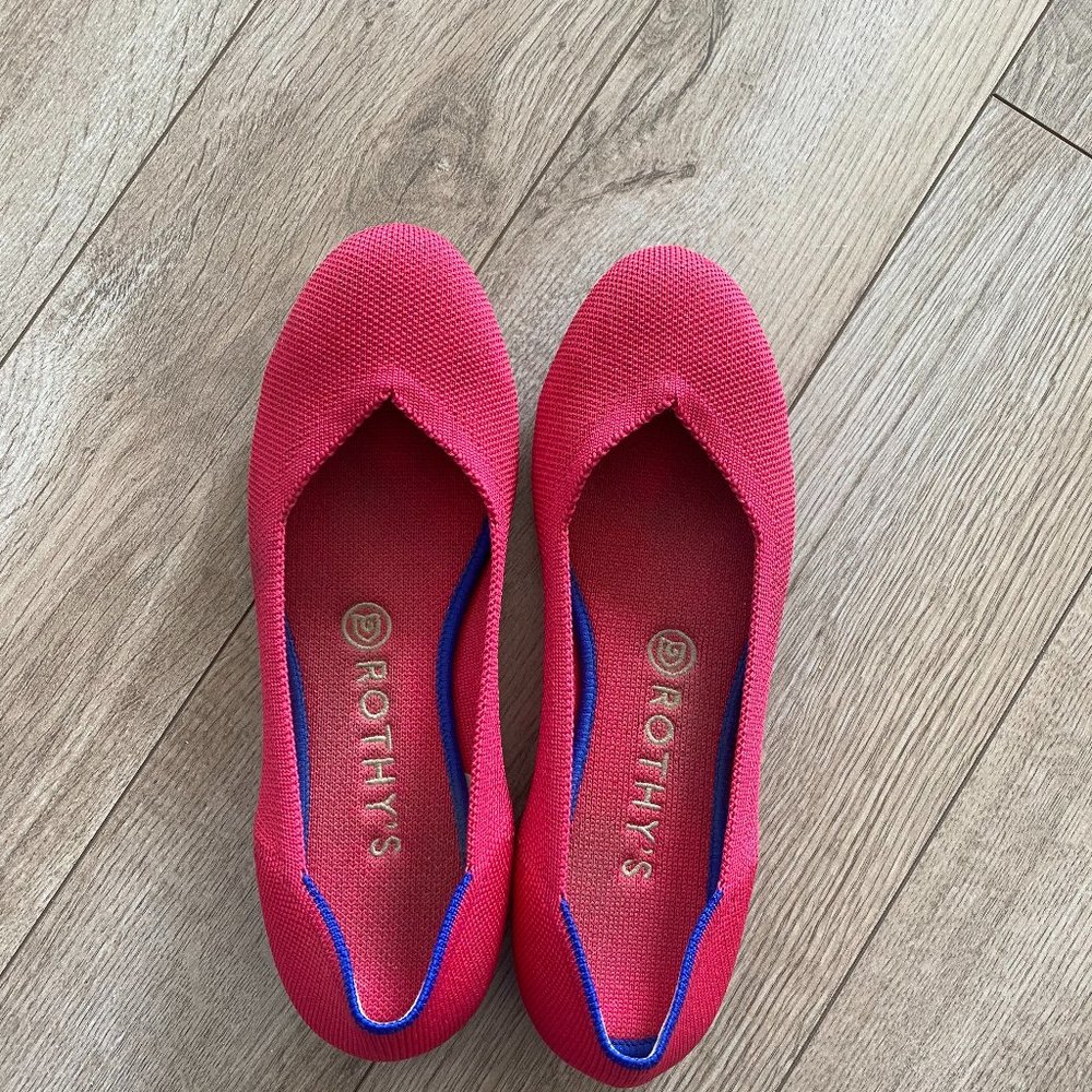 Rothys The Flat in Hot Pink